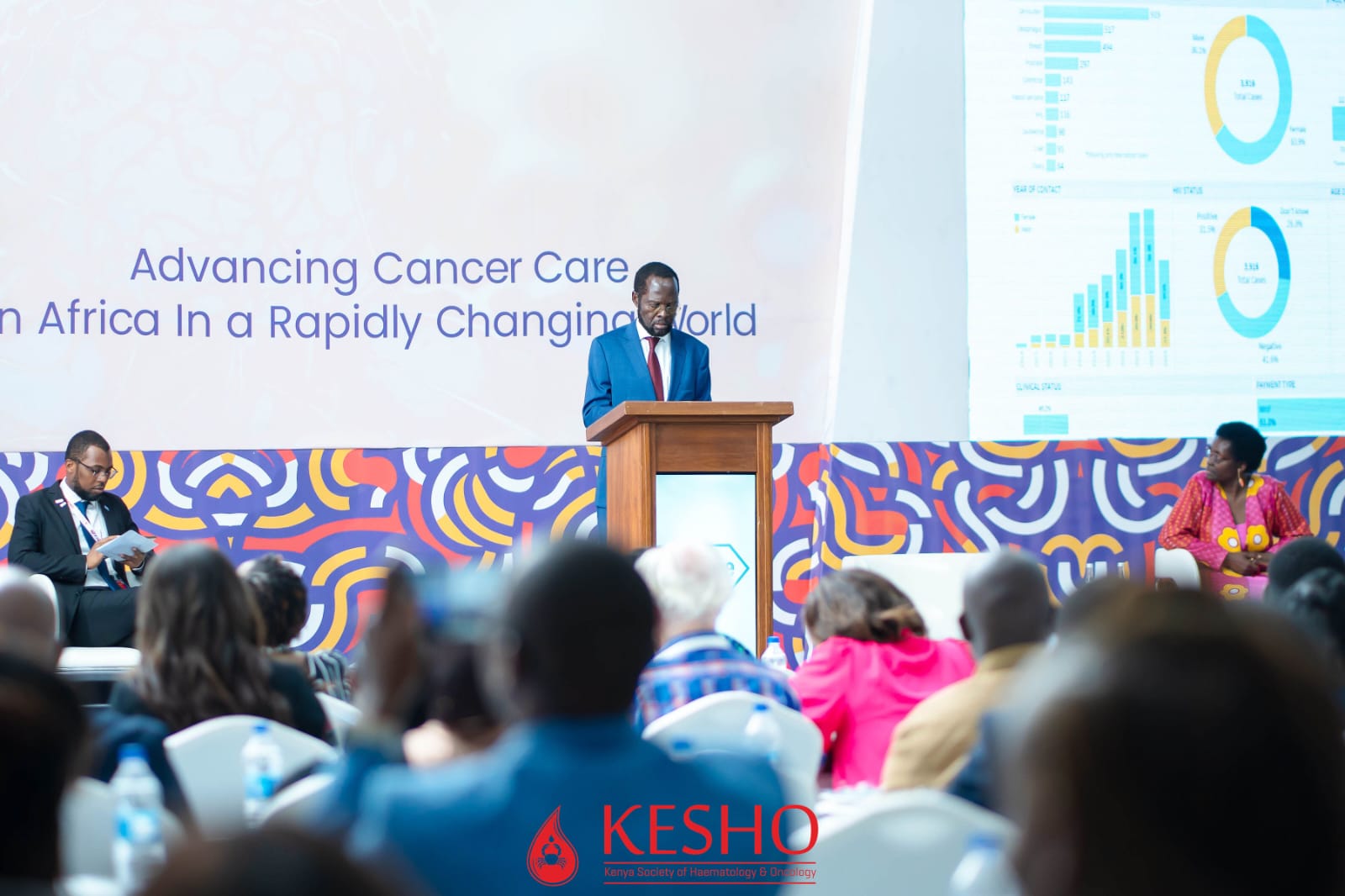 Dashboard launch ceremony with Governor Anyang’ Nyong’o and the research team